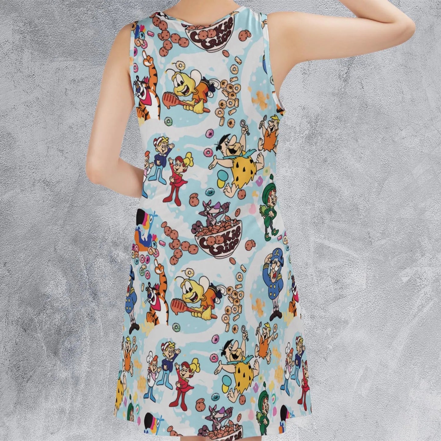 Casual Sleeveless Dress - V4L55D3V