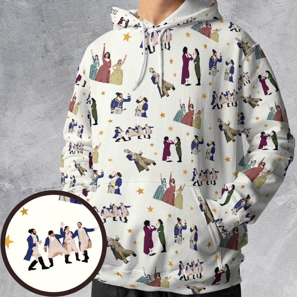 All-over Print Hoodie - HCCDCCXU -  - 1