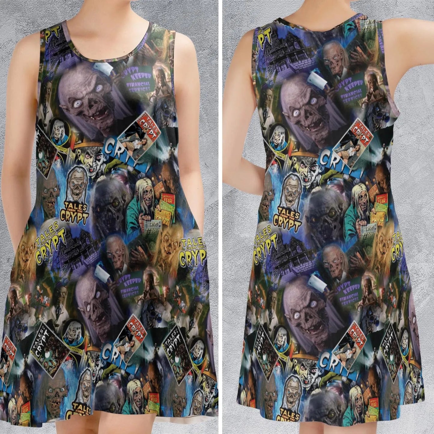 Casual Sleeveless Dress - DT44KCCV