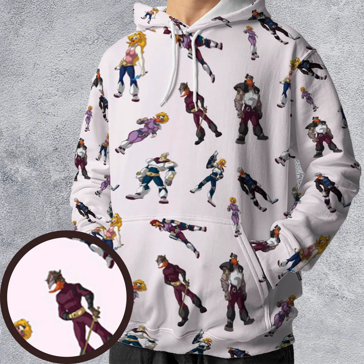 Full Print Hoodie - 4HQTGNXQ