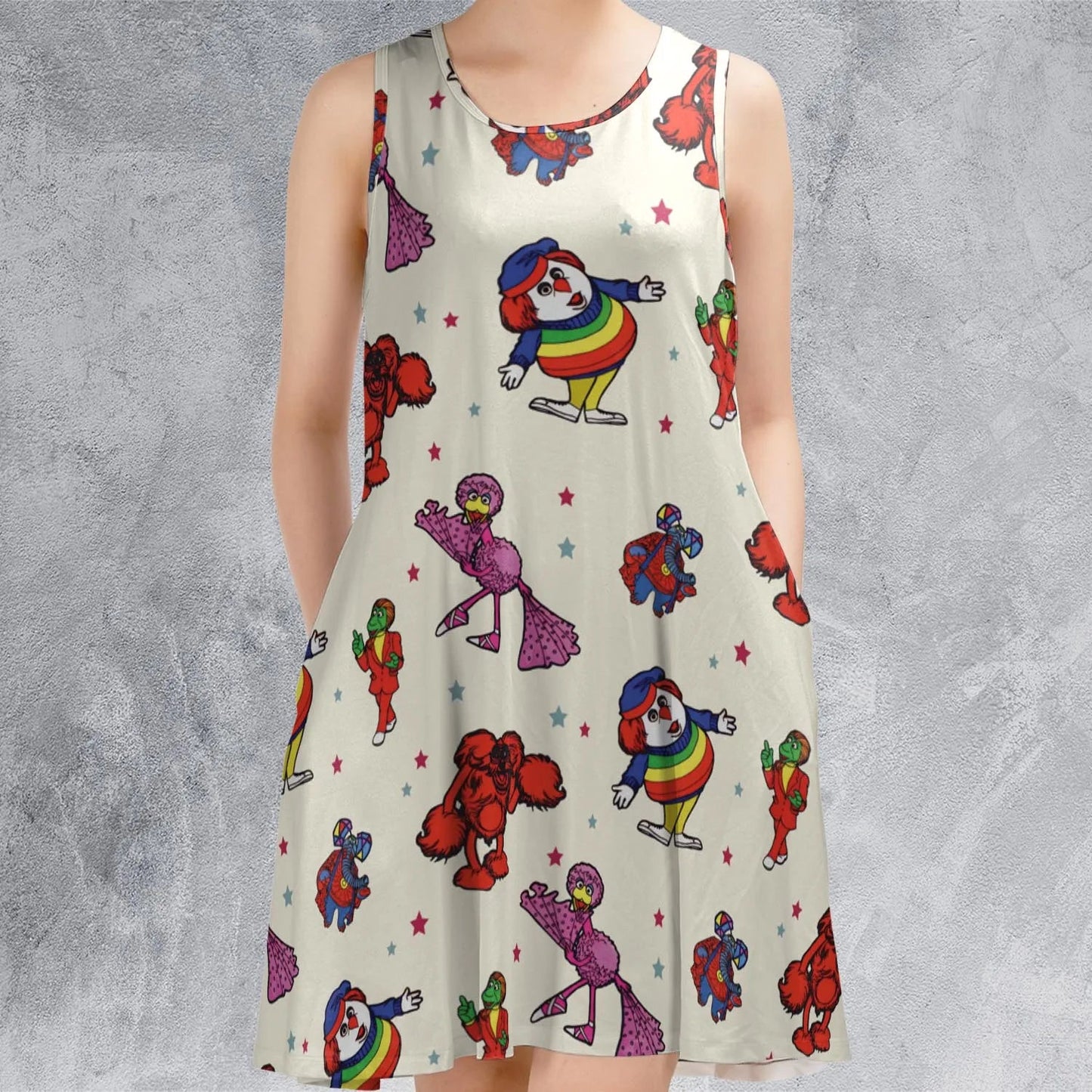 Casual Sleeveless Dress - 24DR2GW7