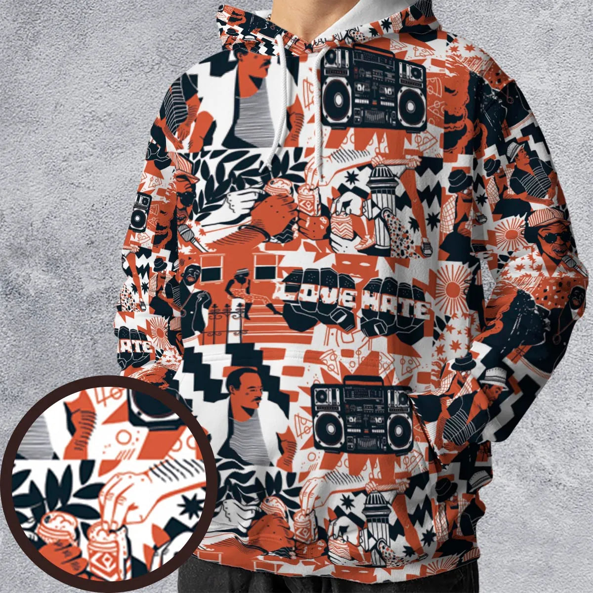 Full Print Hoodie - QT8A1963