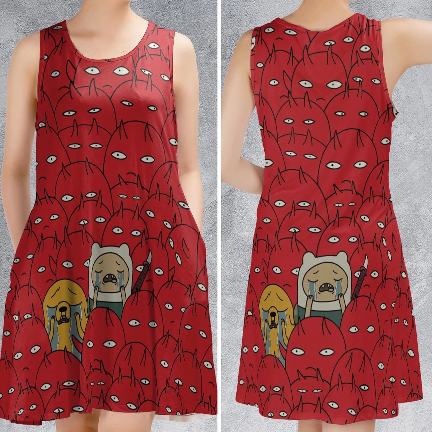 Casual Sleeveless Dress - KYYXA51K