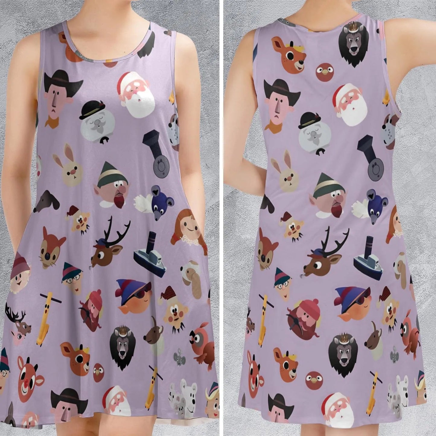 Casual Sleeveless Dress - 1MEVPJC9