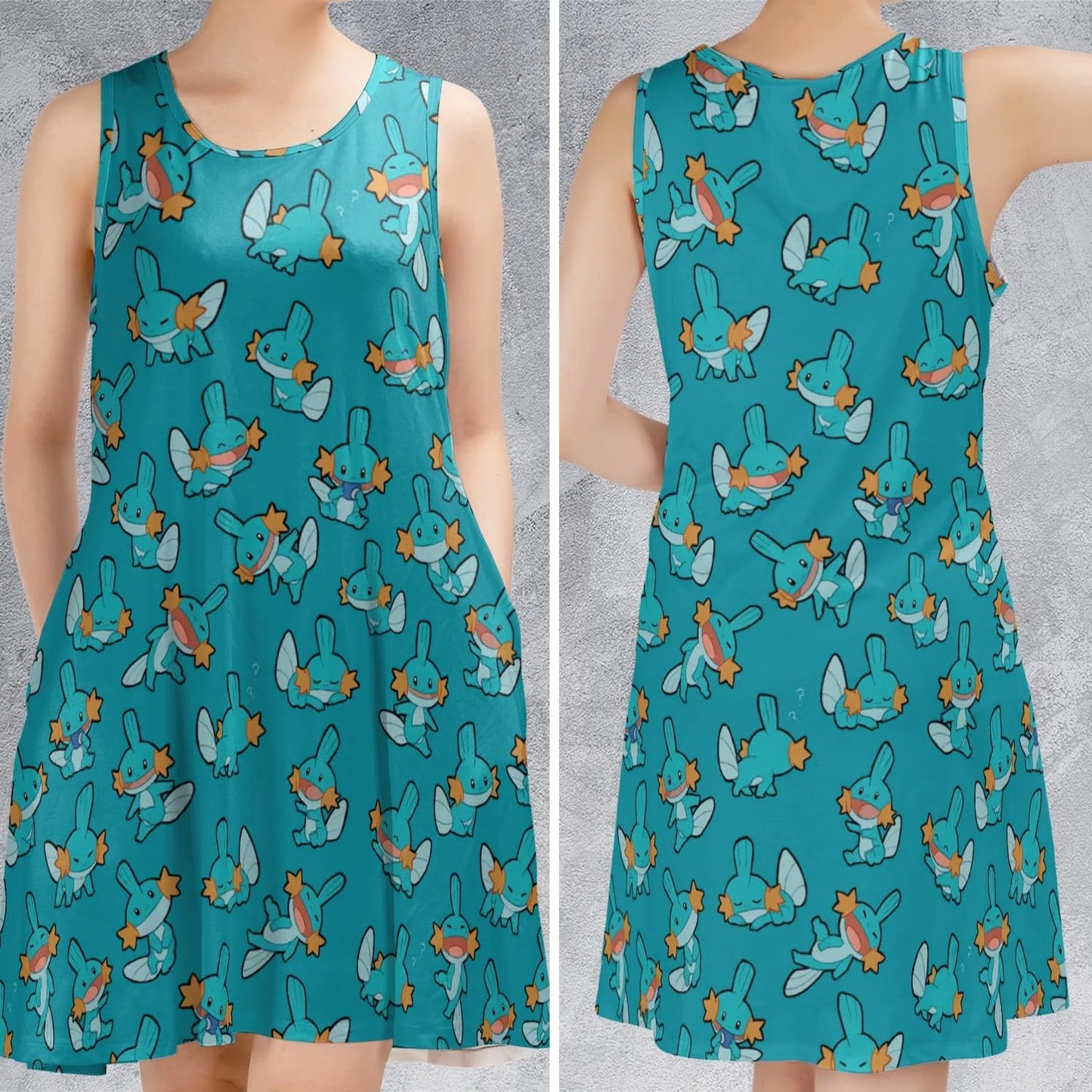 Casual Sleeveless Dress - QUMX87YA