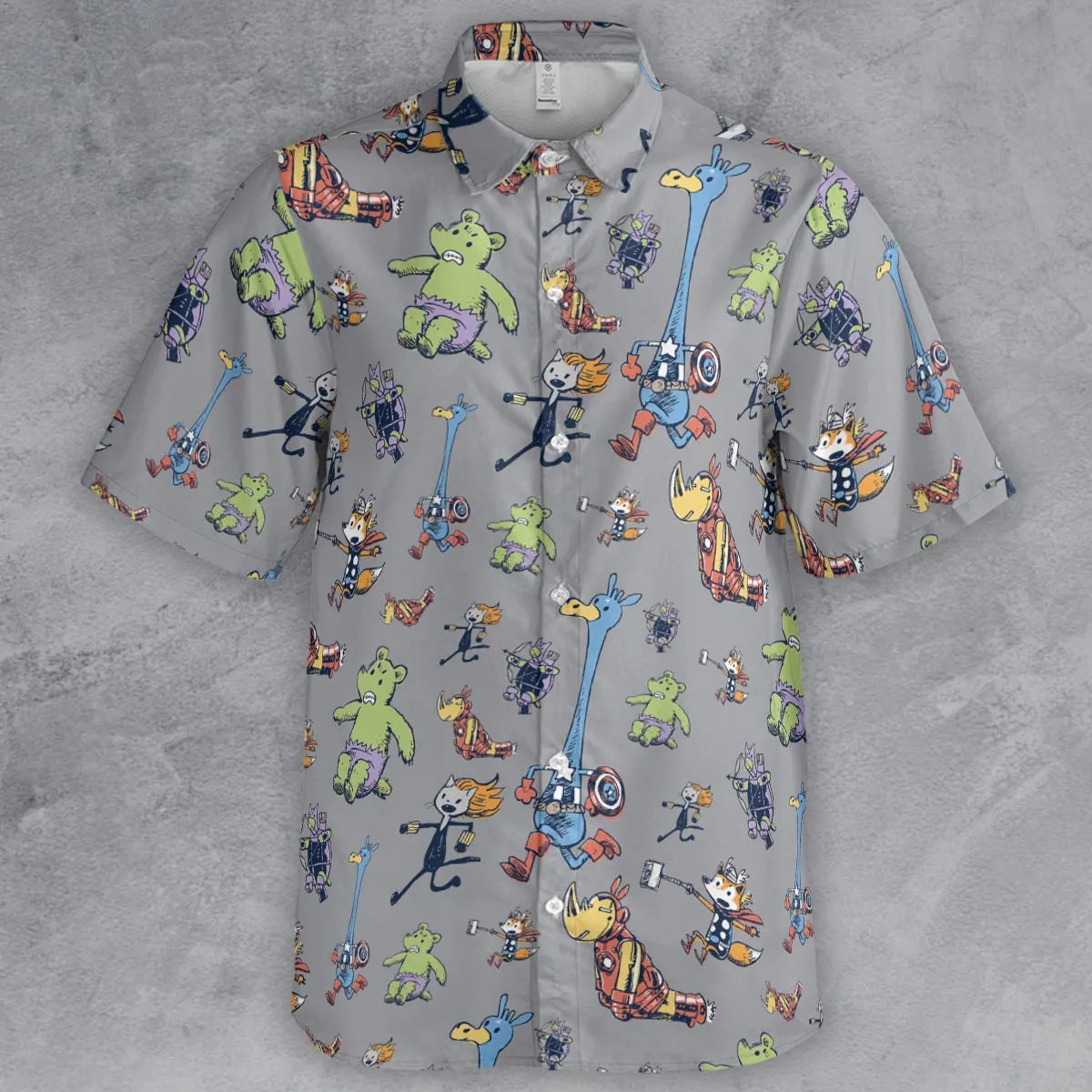 Short Sleeve Button Shirt - 379ABHVU