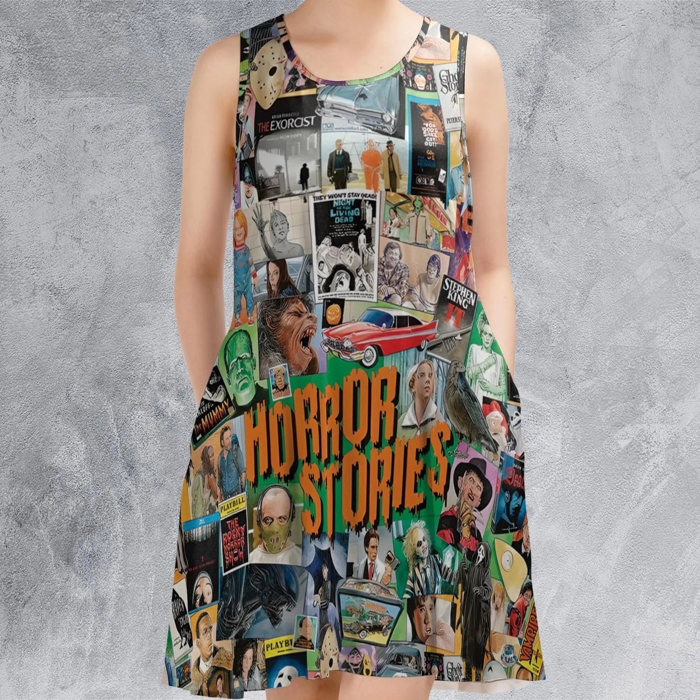 Casual Sleeveless Dress - D1S1P29F