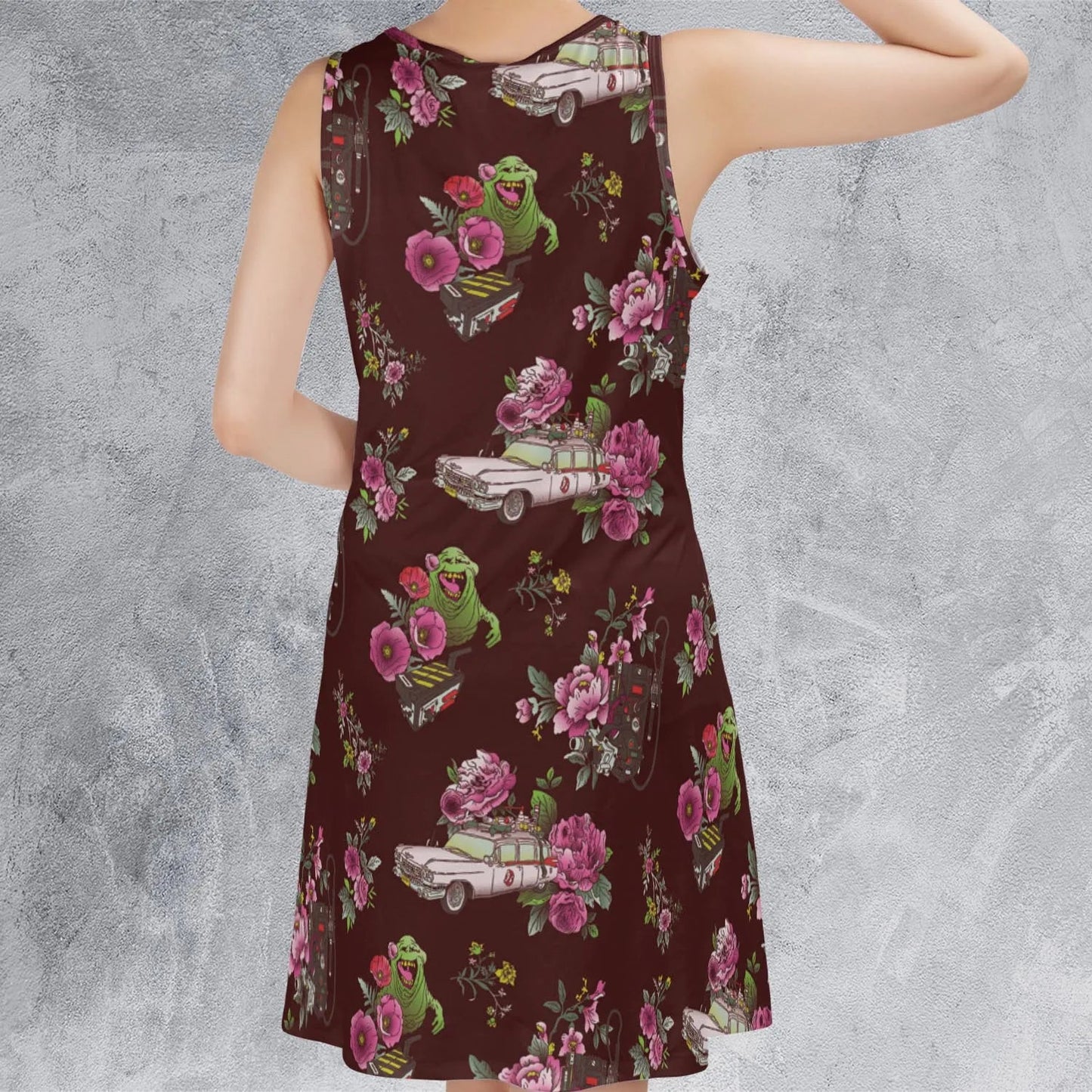 Casual Sleeveless Dress - QKM1EYR4