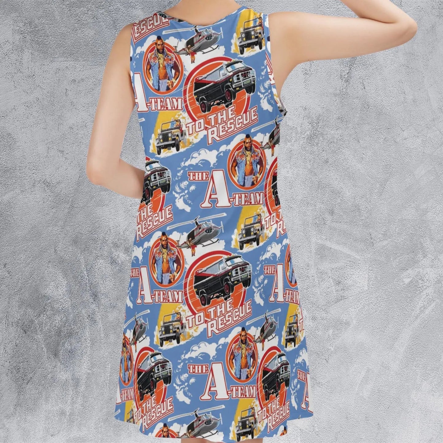 Casual Sleeveless Dress - LTYET46E