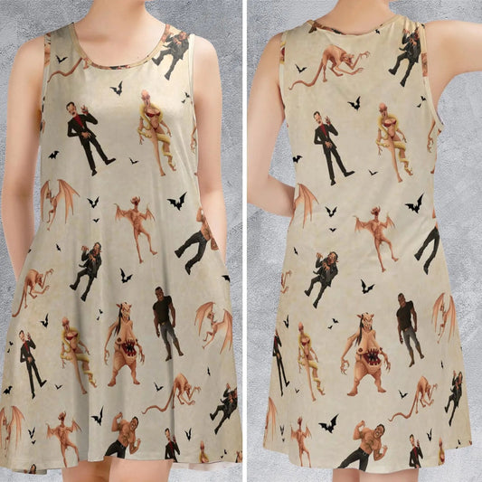 Casual Sleeveless Dress - BJTMD73F
