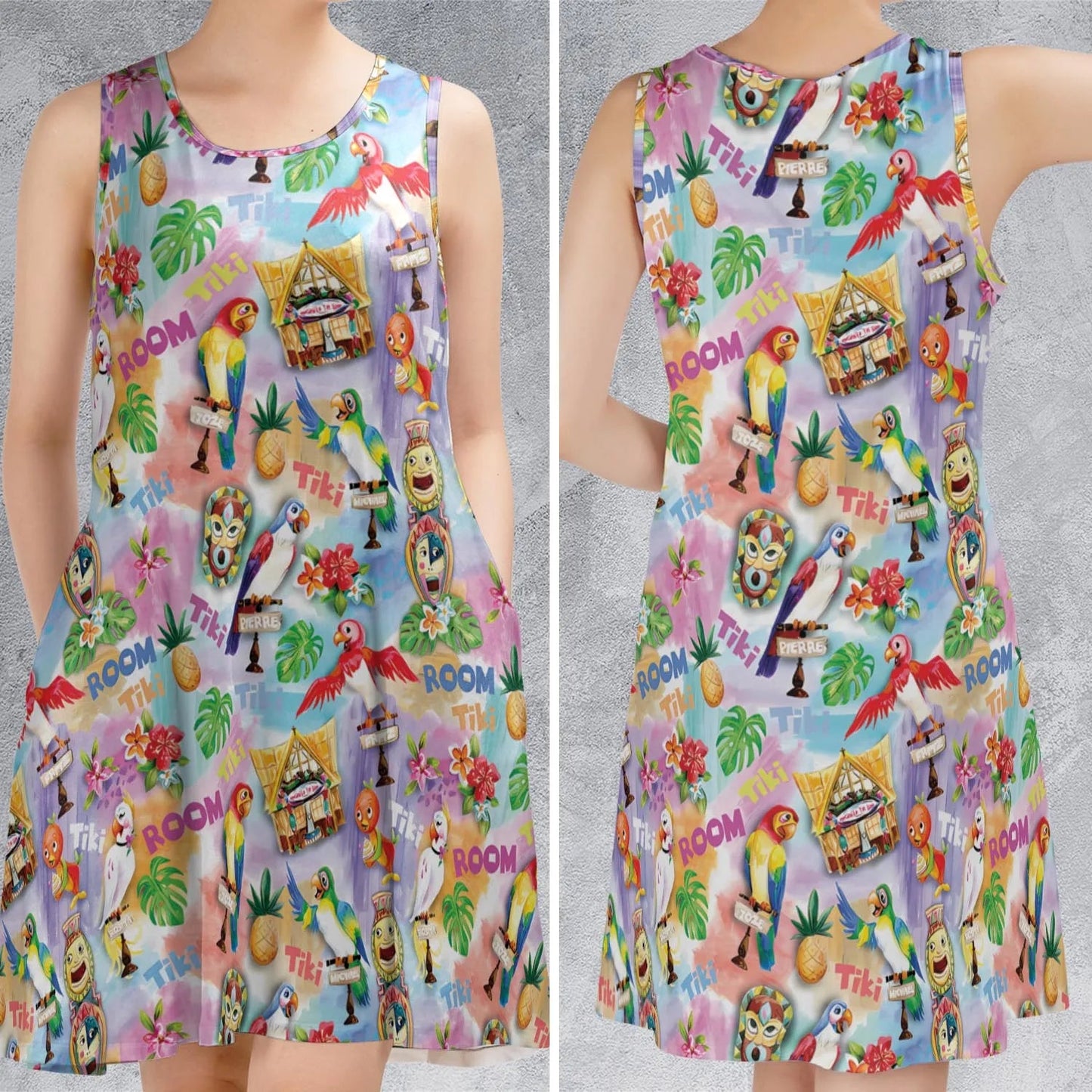 Casual Sleeveless Dress - GRJ3LTHZ