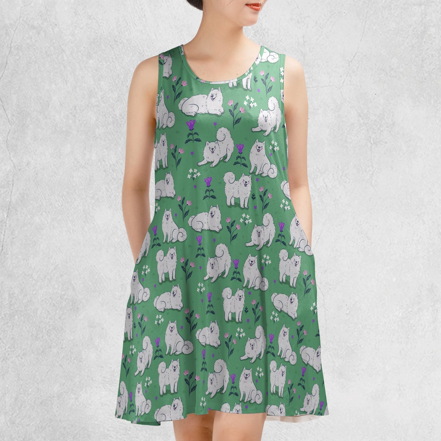 Casual Sleeveless Dress - KL3N56YM