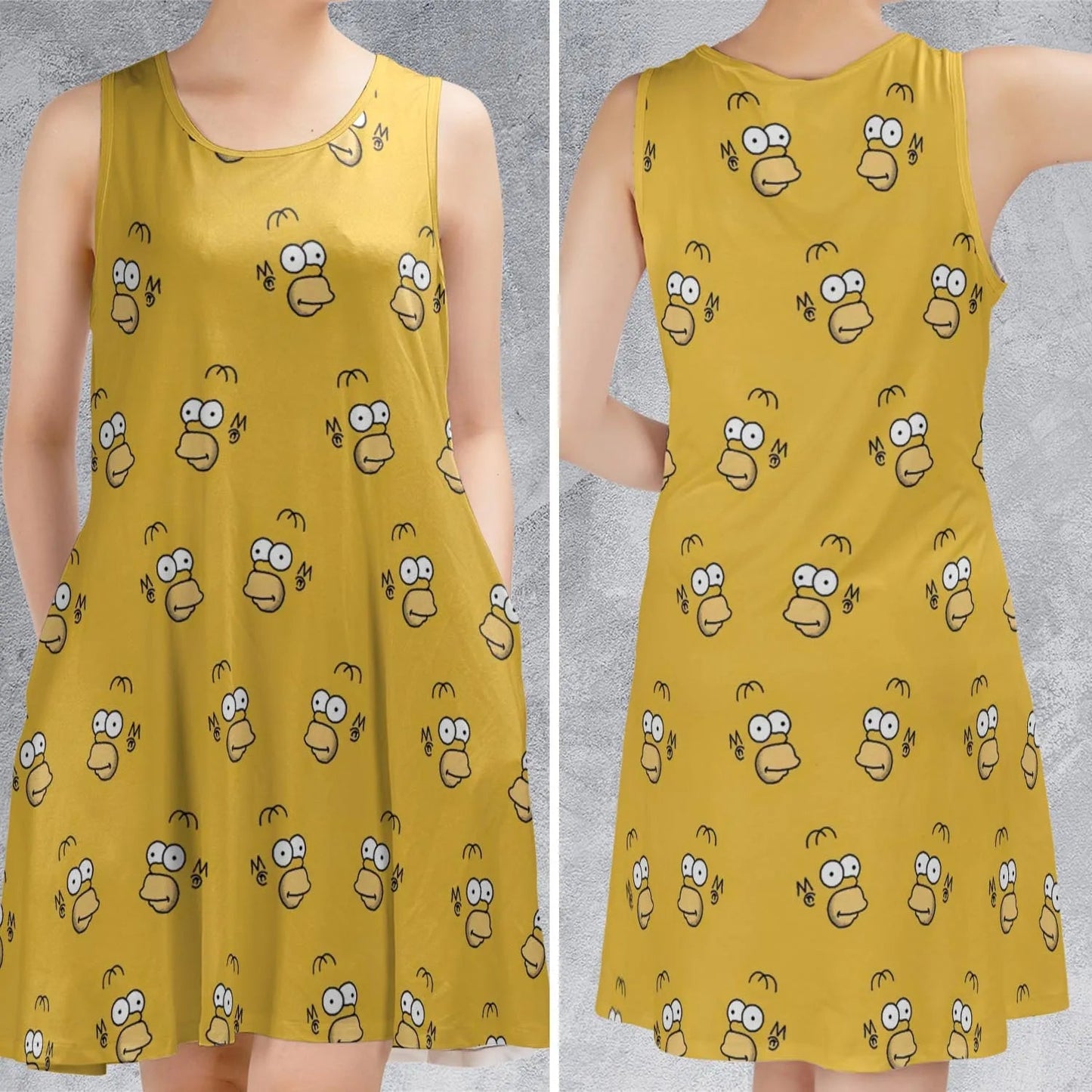Casual Sleeveless Dress - XN9UDEJX