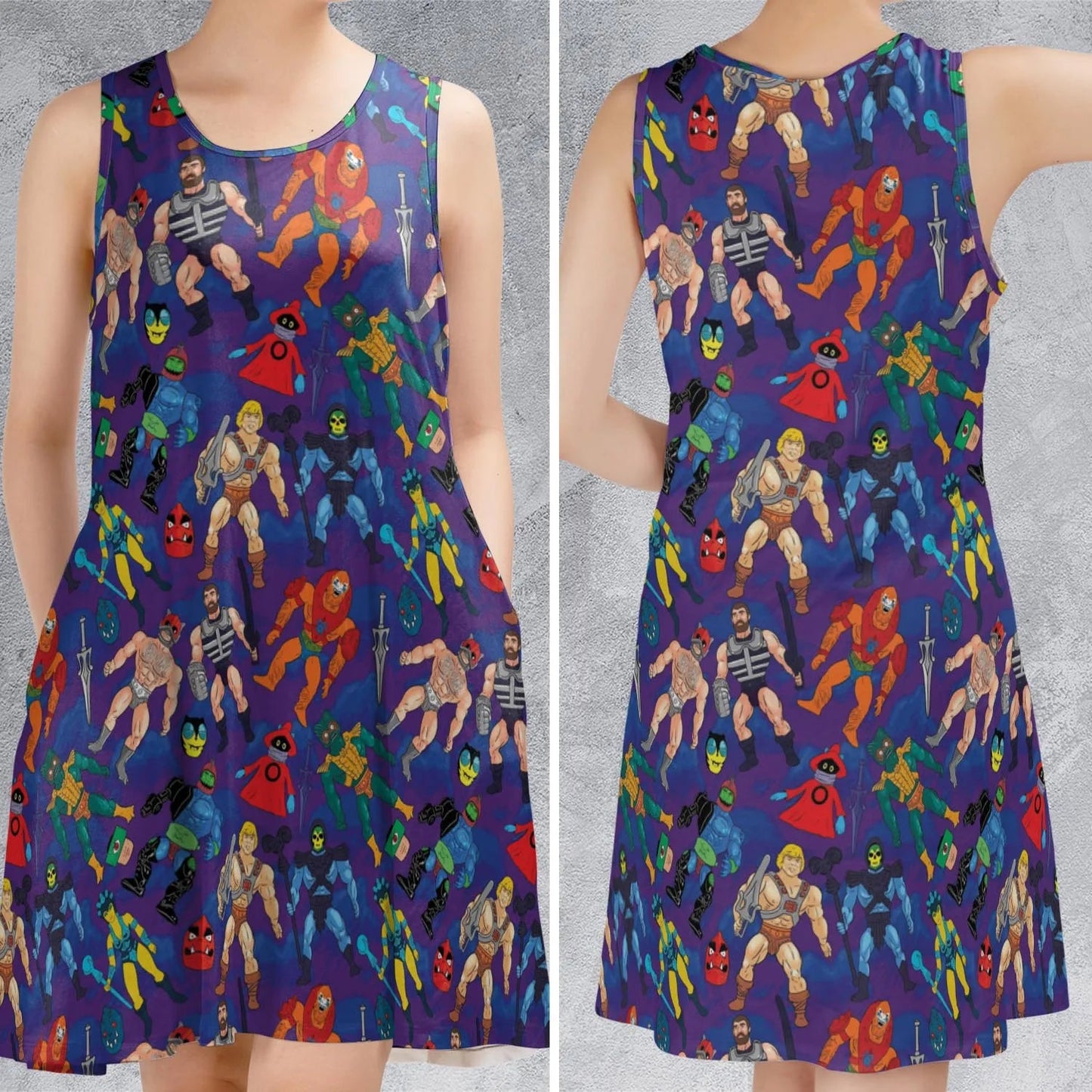 Casual Sleeveless Dress - L1VLFXXC