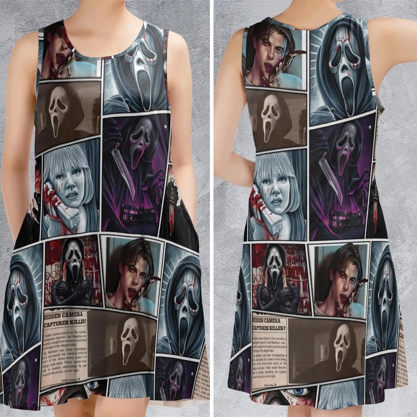 Casual Sleeveless Dress - YF8P1D7Y