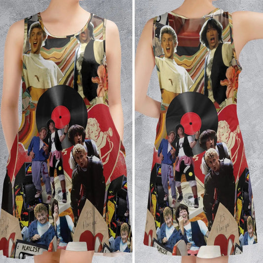 Casual Sleeveless Dress - CCQSRTNA