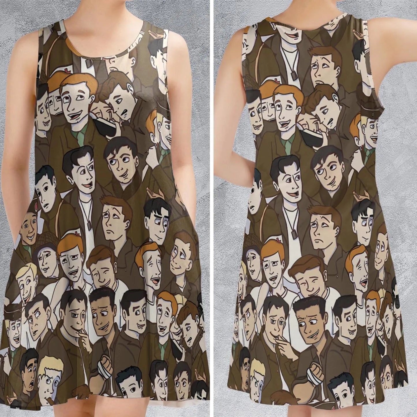 Casual Sleeveless Dress - 9X6MN7R7