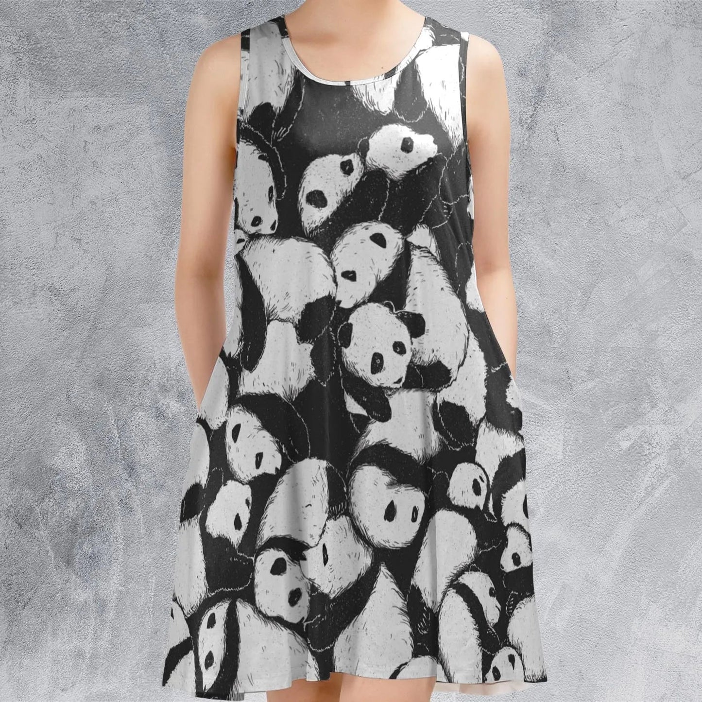 Casual Sleeveless Dress - MAY3SFPB