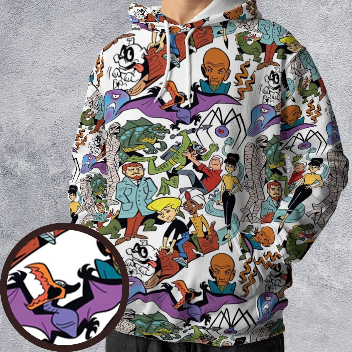 Full Print Hoodie - EVH1ZTA1