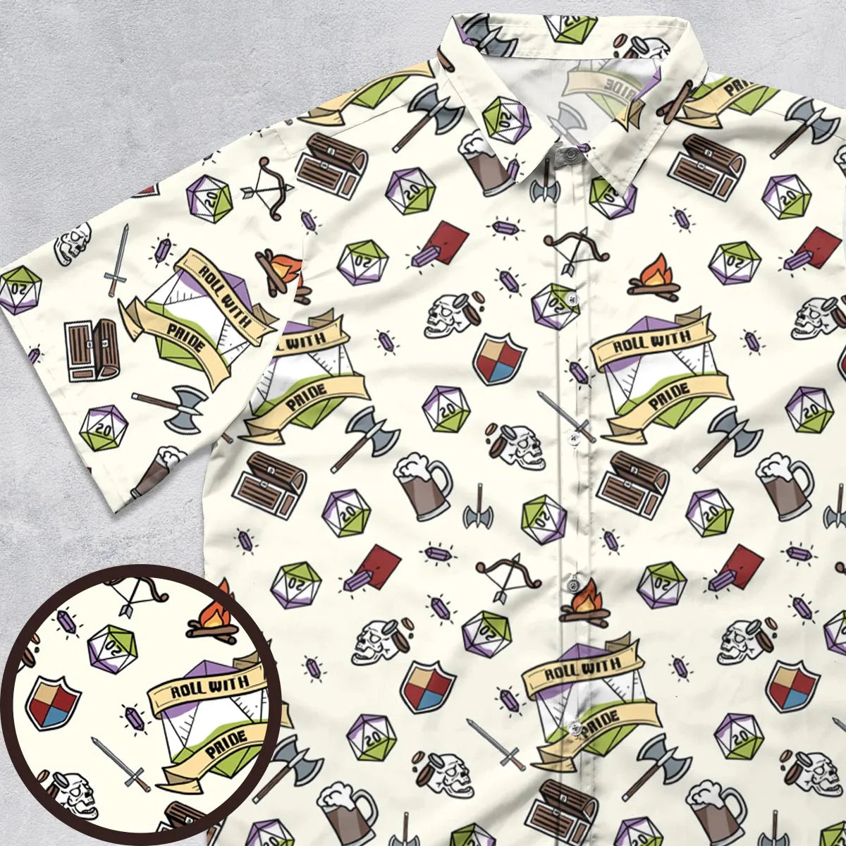 Short Sleeve Button Shirt - CTNCWGAC