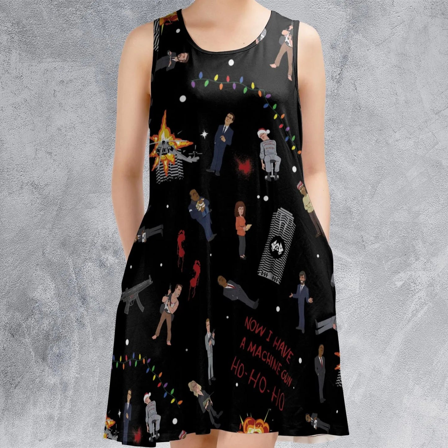 Casual Sleeveless Dress - 6LJGJ8Q1