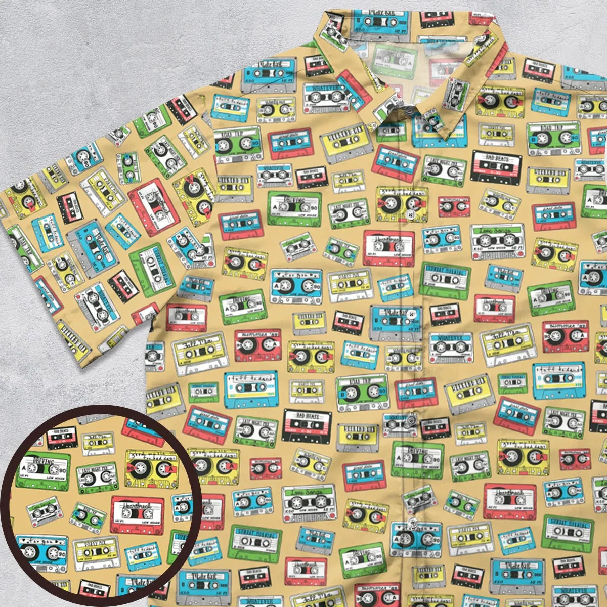 Short Sleeve Button Shirt - 25L98C49
