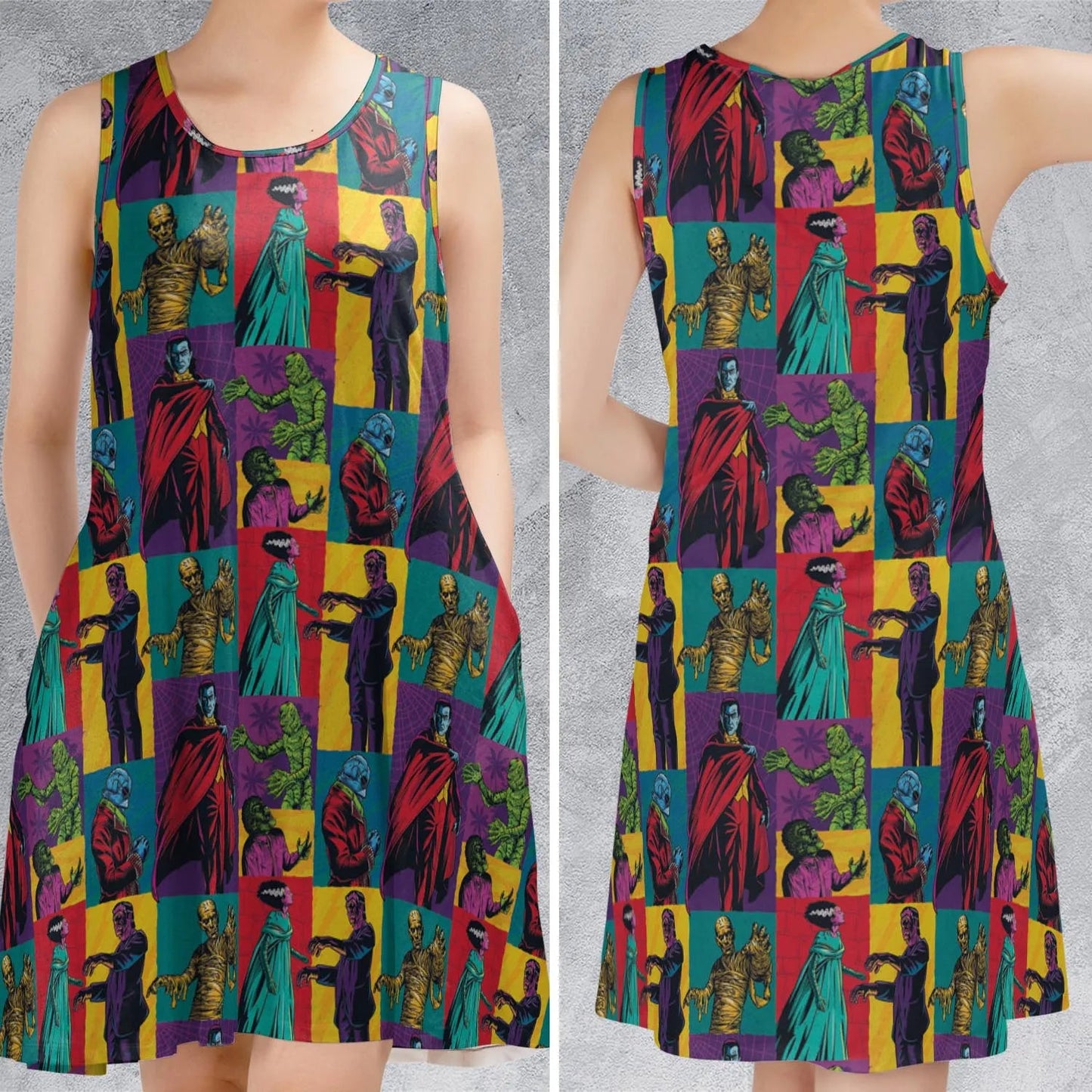 Casual Sleeveless Dress - MZ5XAPVC
