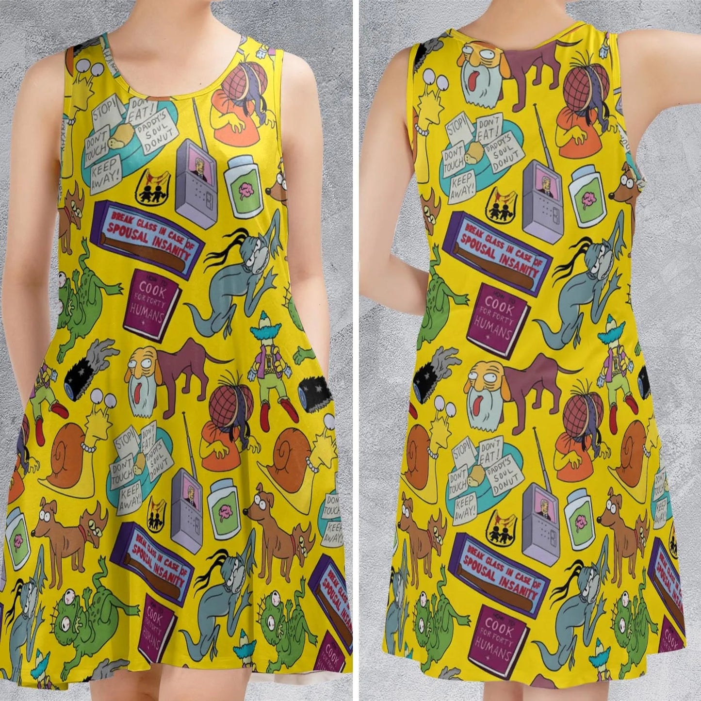 Casual Sleeveless Dress - MZXYC3FT