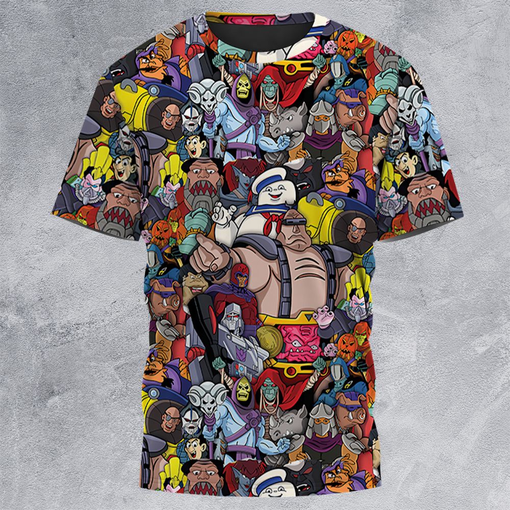 All-Over Print Unisex T-Shirt - Z6LT18F5 -  - 3