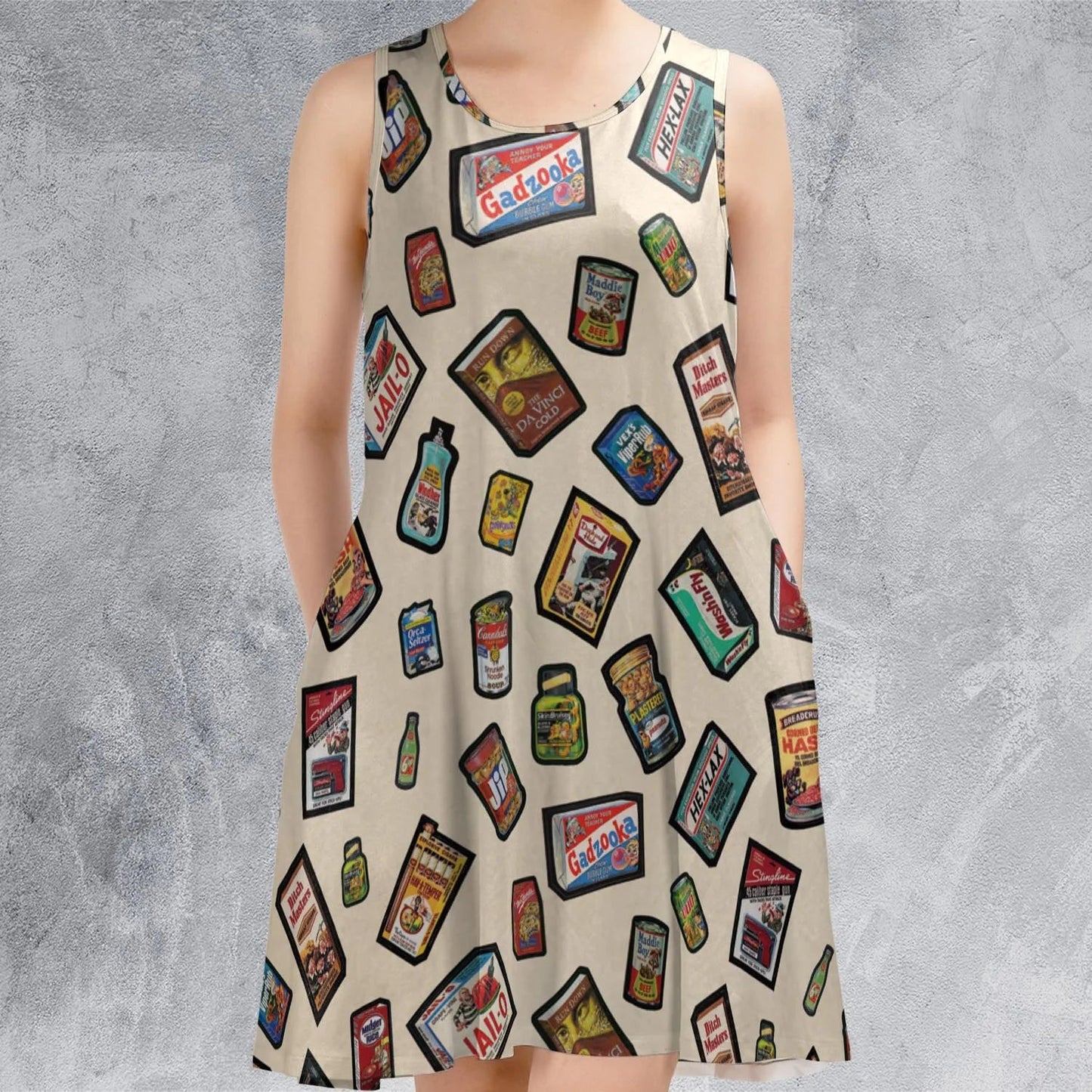 Casual Sleeveless Dress - NT6JVEVX