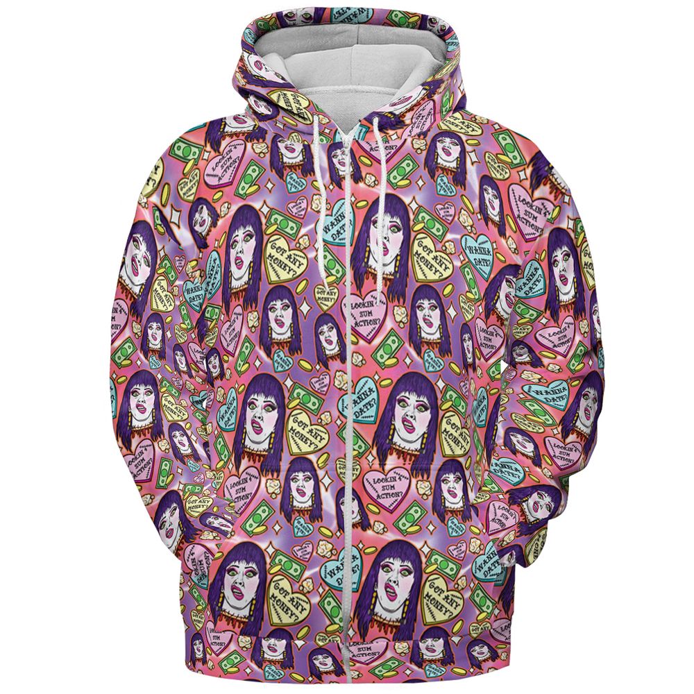 All-over Print Hoodie - W9KCD3PY -  - 3
