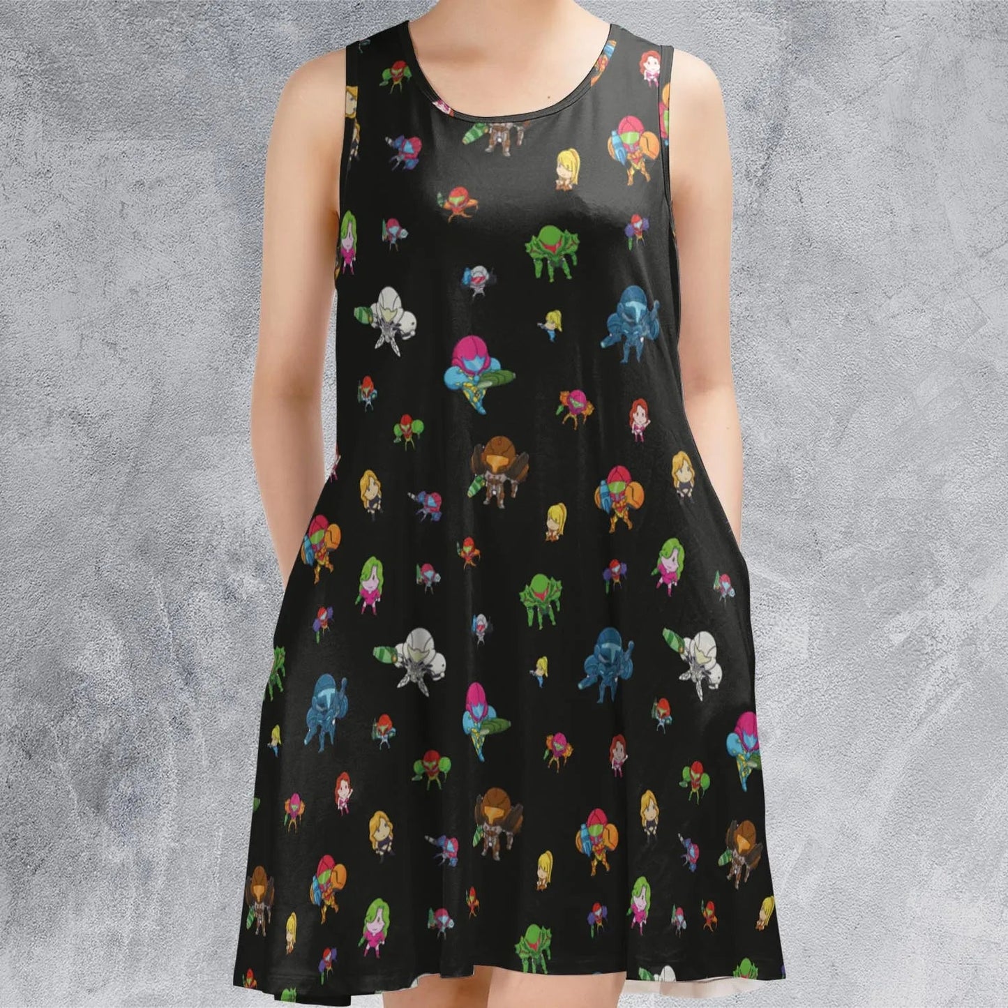 Casual Sleeveless Dress - FP7E3MP8