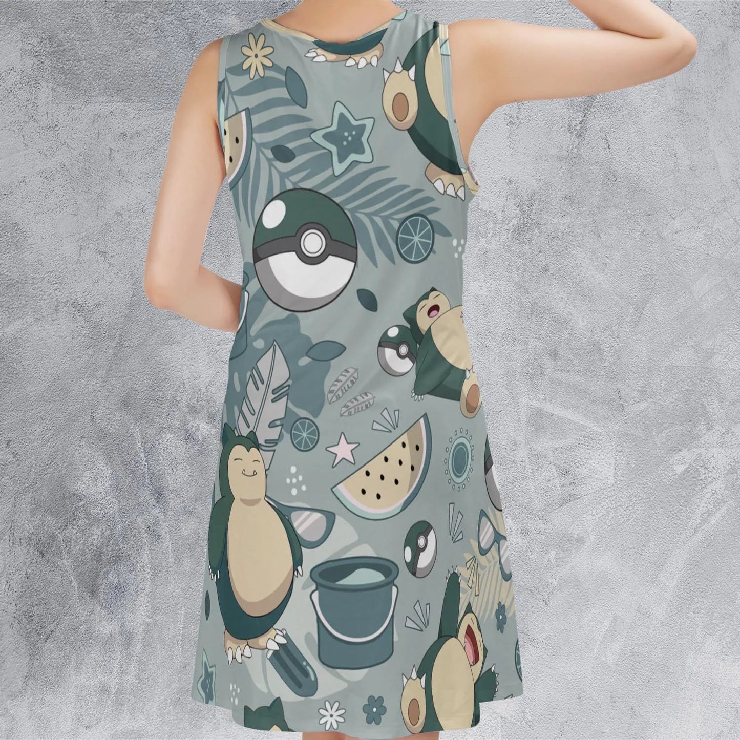 Casual Sleeveless Dress - KTK281S2