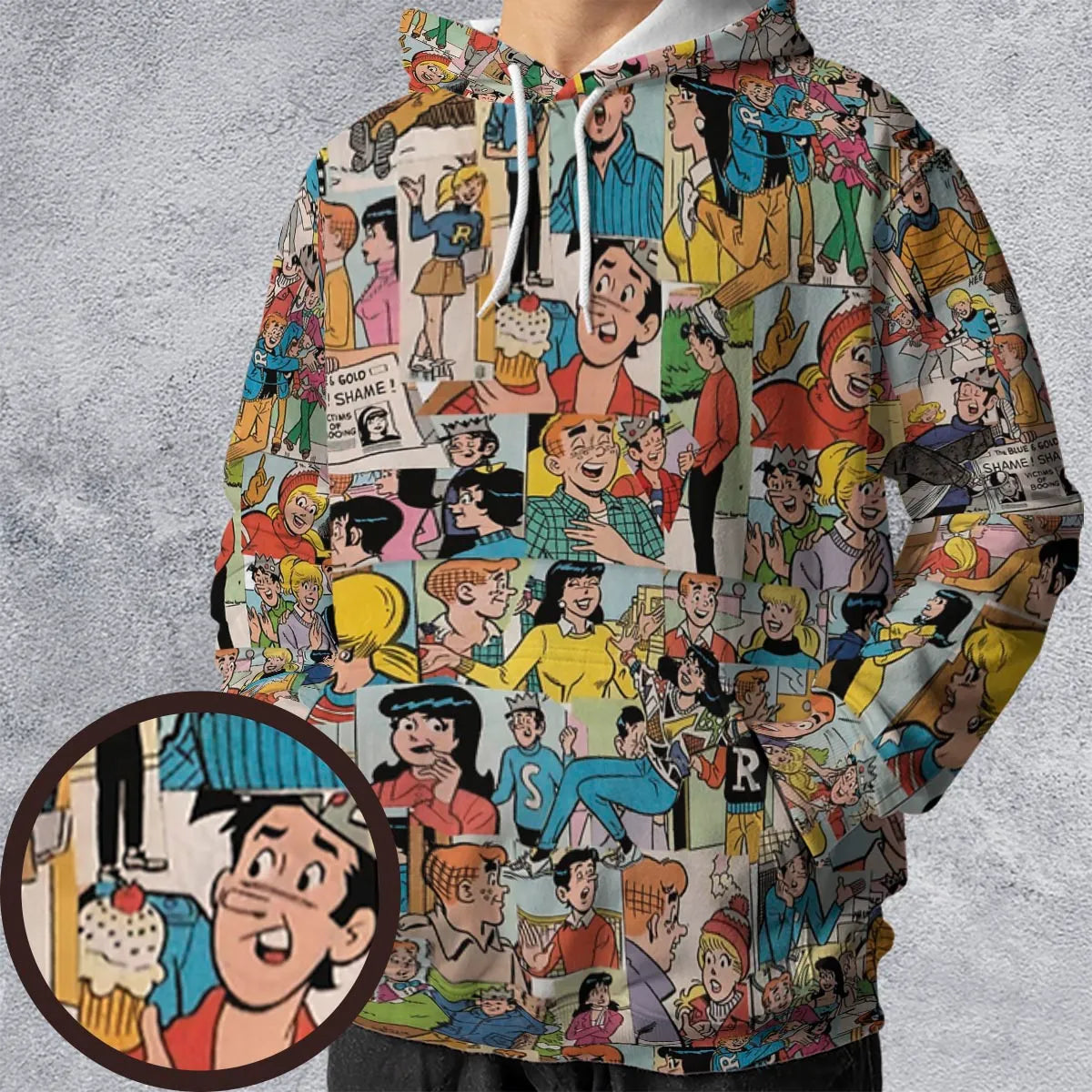 Full Print Hoodie - KWRTETC4