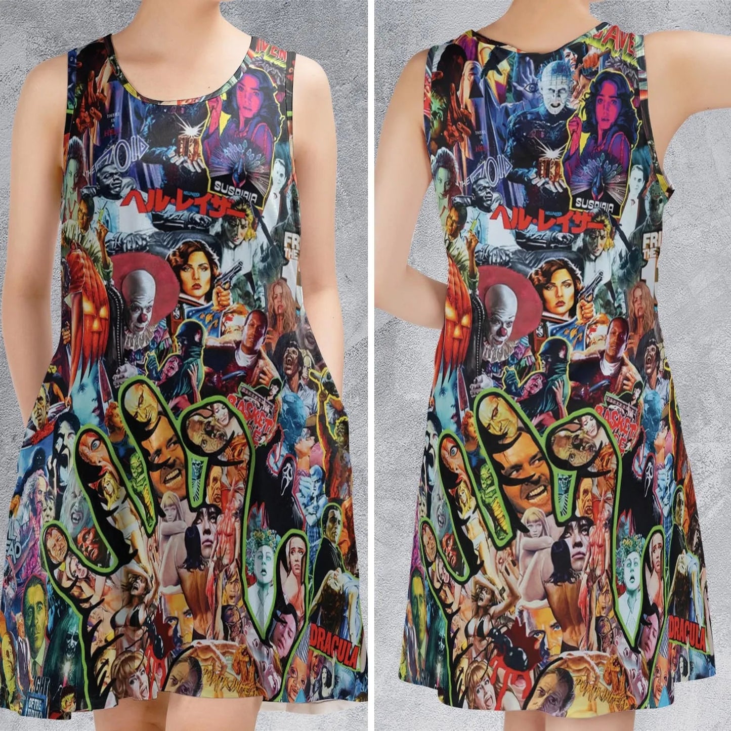Casual Sleeveless Dress - YGJB4UWP