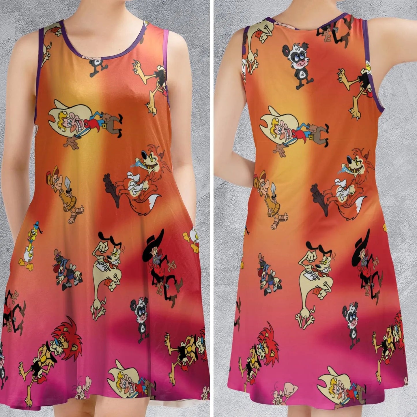 Casual Sleeveless Dress - RTW1785U