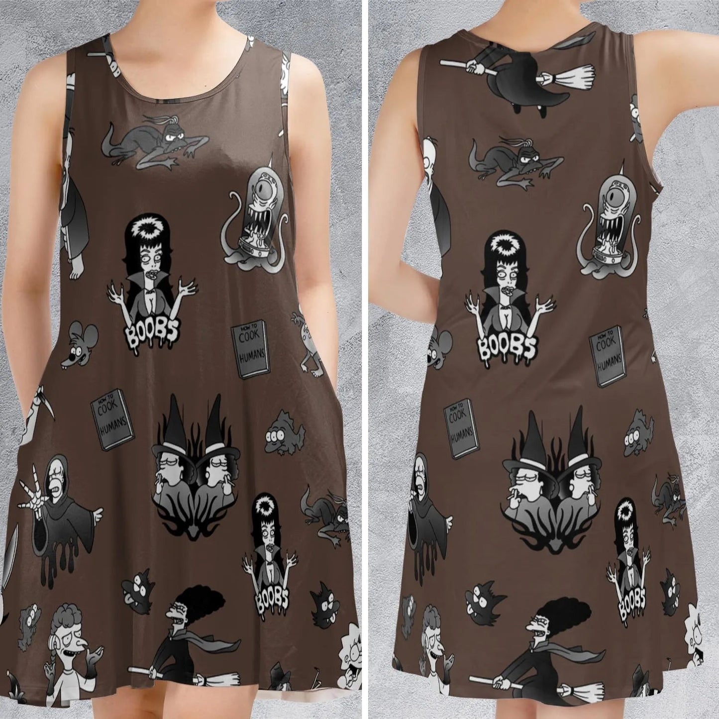 Casual Sleeveless Dress - 5TRHZPH2