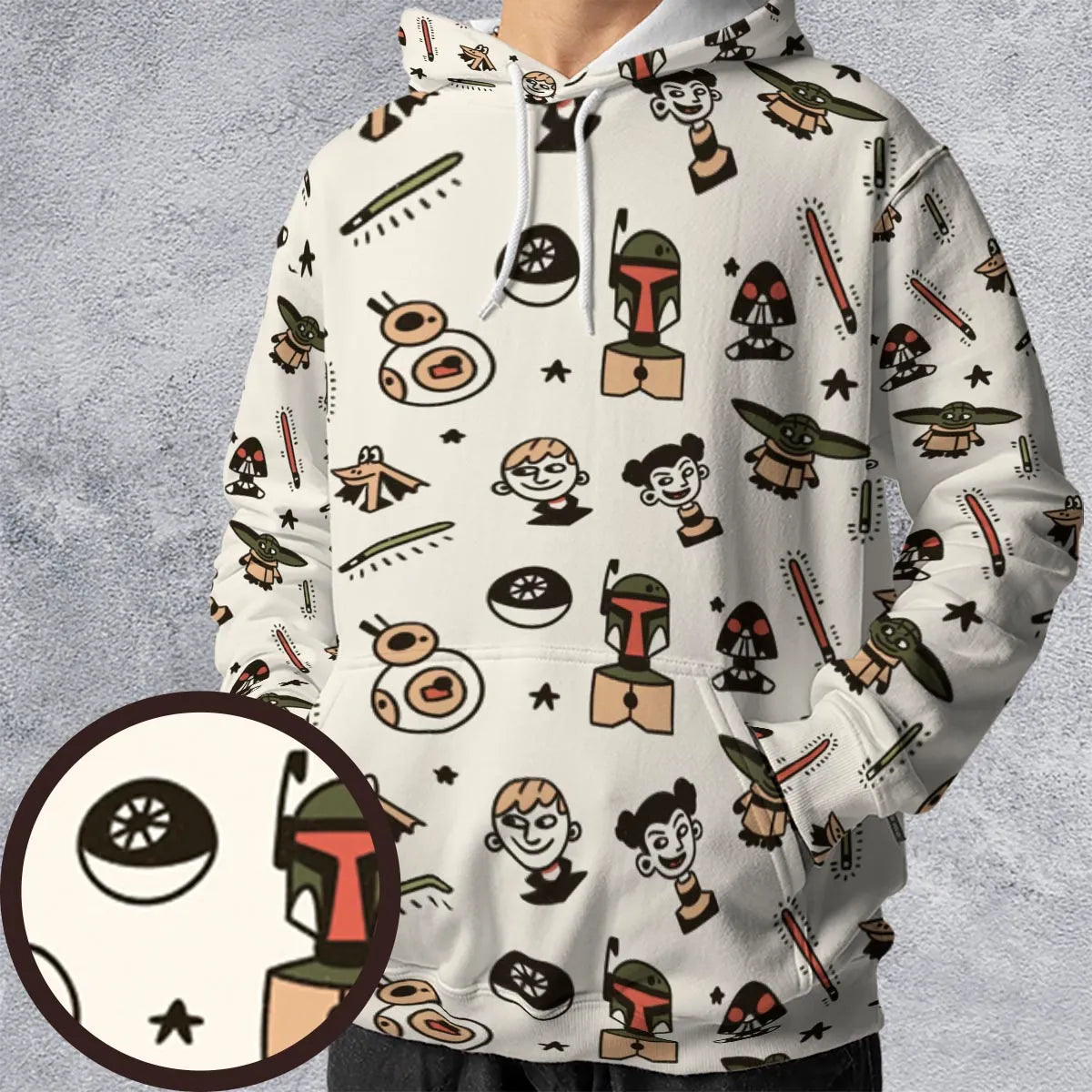 Full Print Hoodie - 96L1Z6Q6