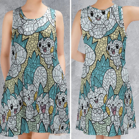 Casual Sleeveless Dress - AQNFM8MC