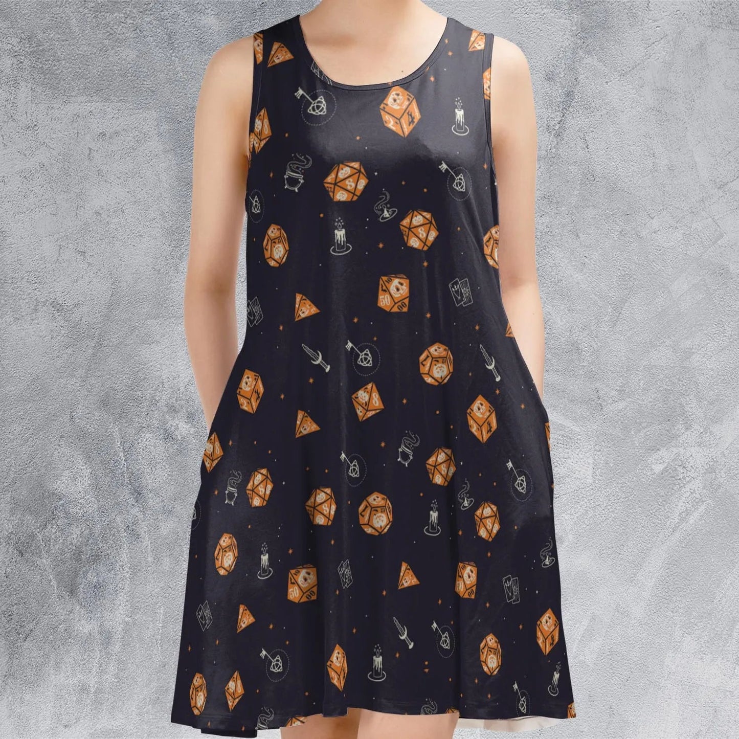 Casual Sleeveless Dress - CD4FJ1FC