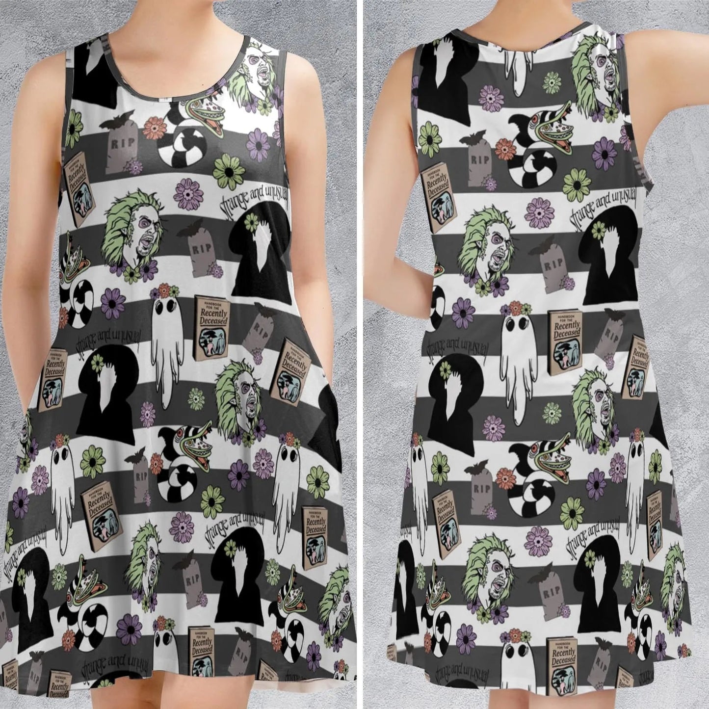 Casual Sleeveless Dress - RJEZ6PGD