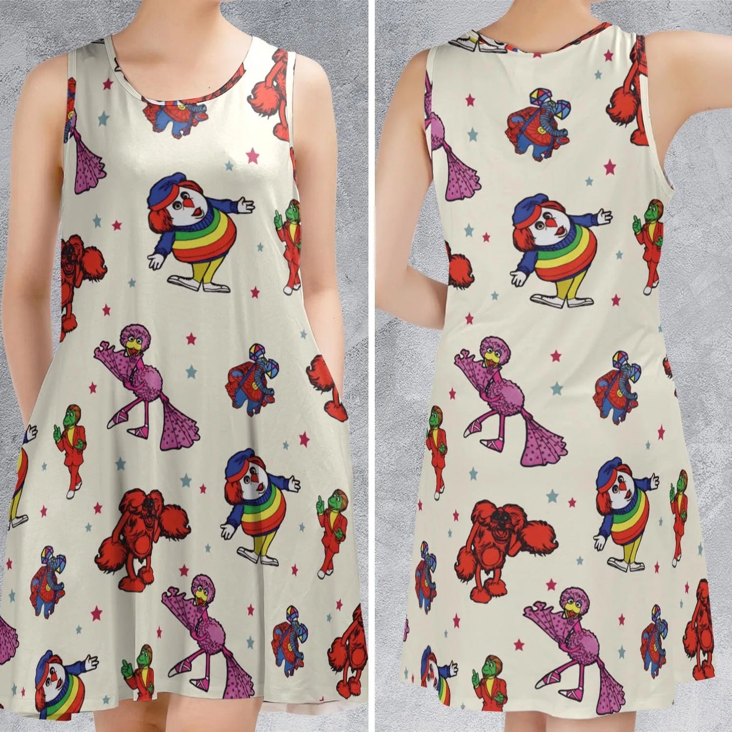 Casual Sleeveless Dress - 24DR2GW7