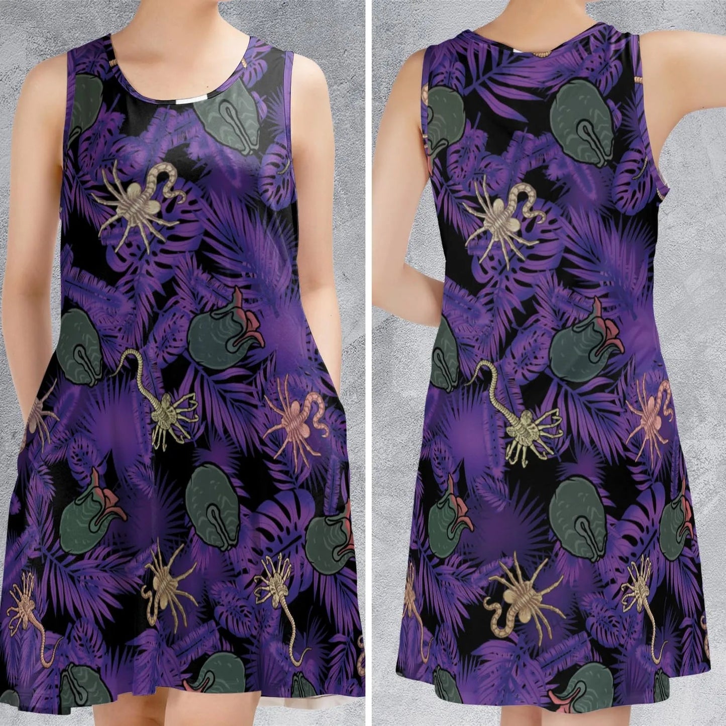Casual Sleeveless Dress - PT4FAWK9