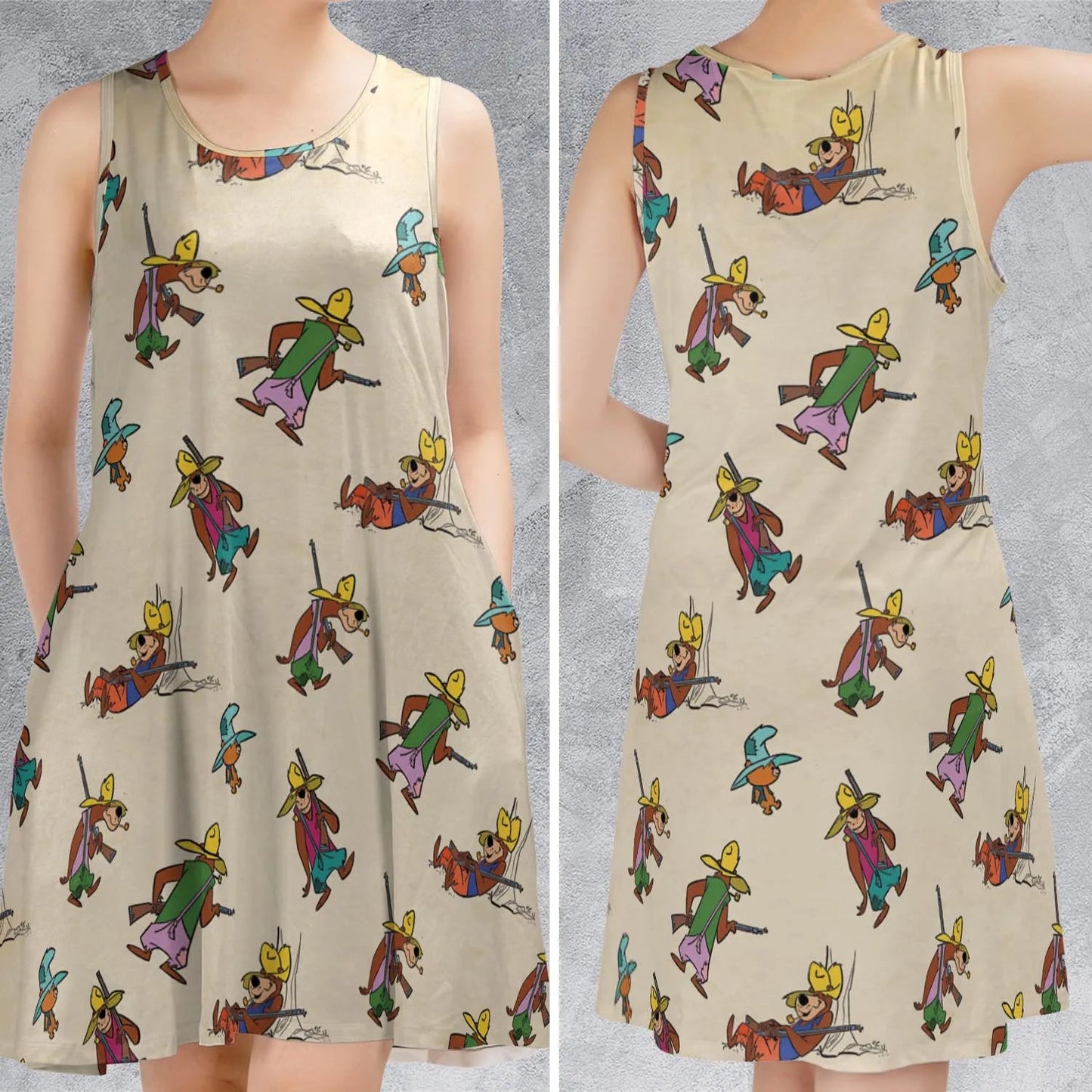 Casual Sleeveless Dress - CCXWDAKR