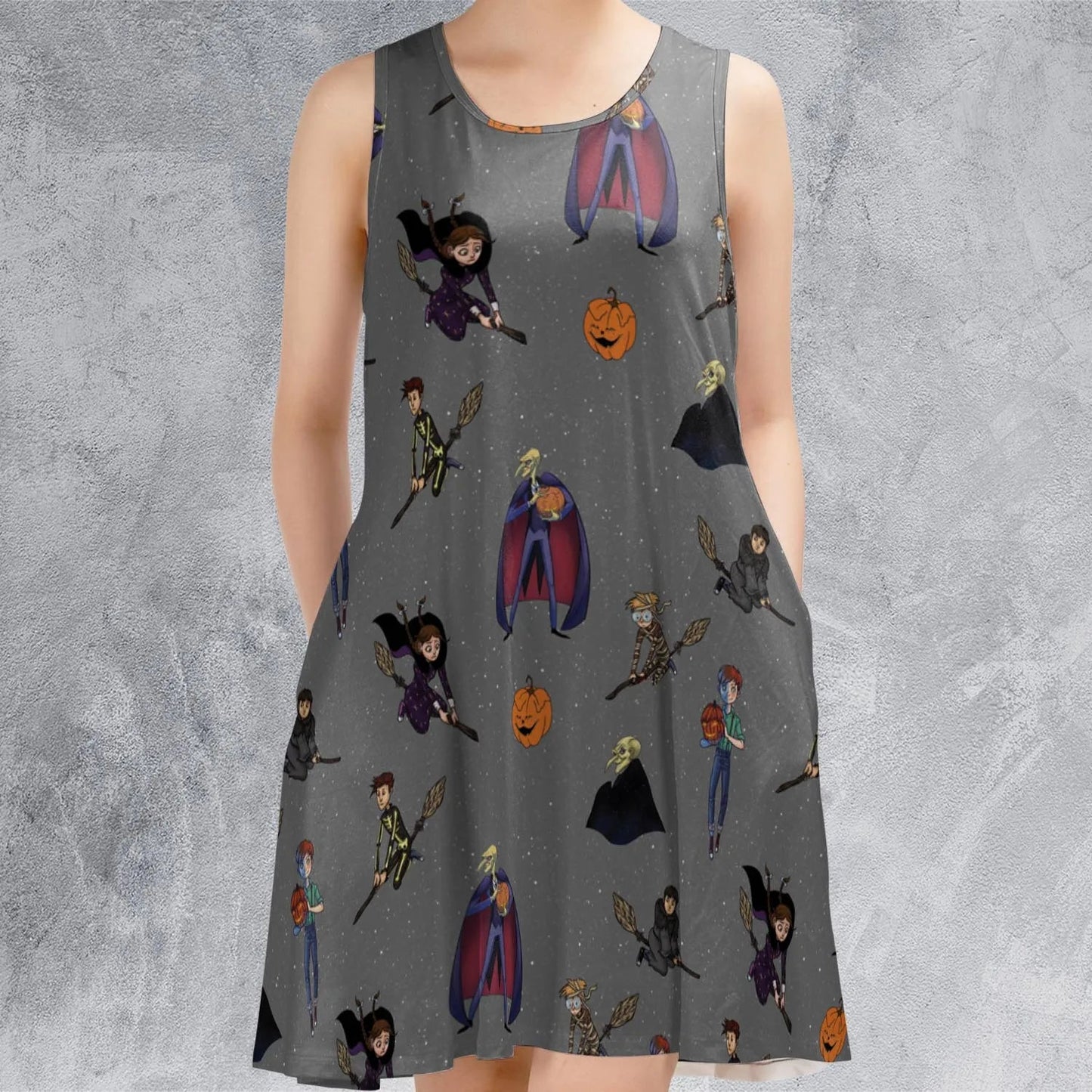 Casual Sleeveless Dress - 5MGBPBYT