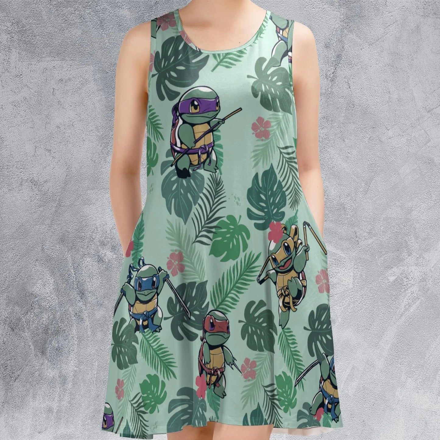Casual Sleeveless Dress - RALY5SGK