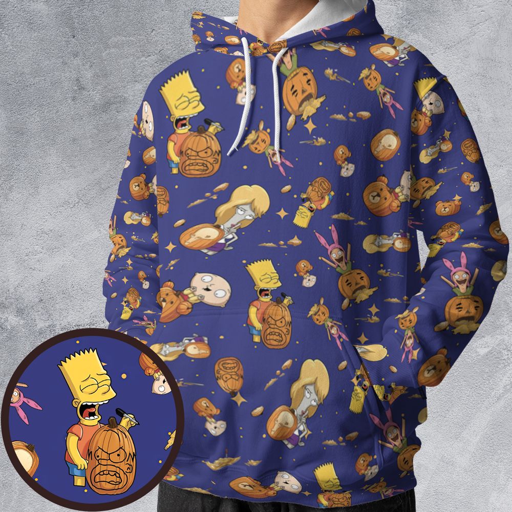 All-over Print Hoodie - AGSMRRZT -  - 1