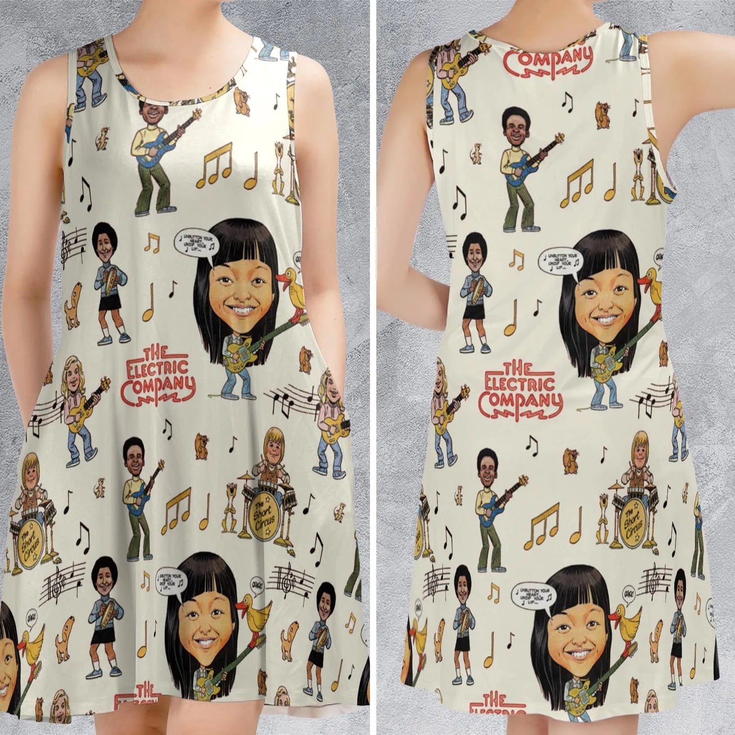 Casual Sleeveless Dress - QLCHVTME