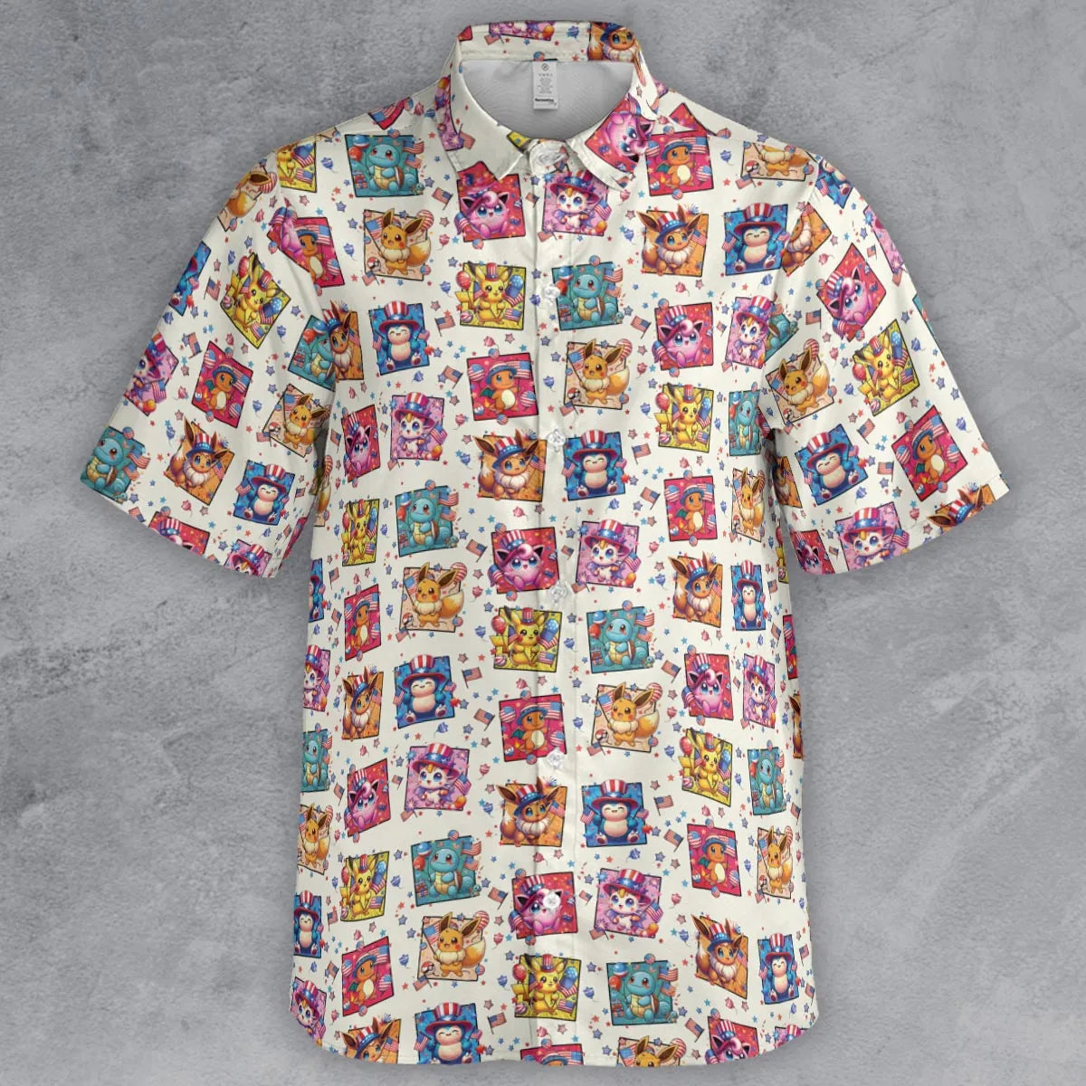 Short Sleeve Button Shirt - KUFYUDK2