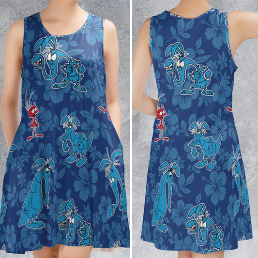 Casual Sleeveless Dress - 22RDSW74